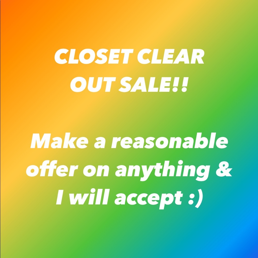 CLOSET CLEAR OUT SALE! 👙👗👚👖🩳